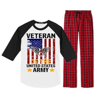 Veteran of the United States Army  Raglan Sleeve Pajama Set