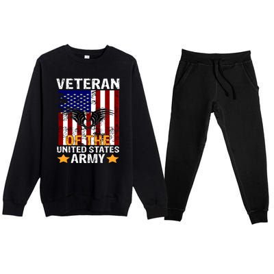 Veteran of the United States Army  Premium Crewneck Sweatsuit Set