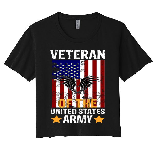 Veteran of the United States Army  Crop Top