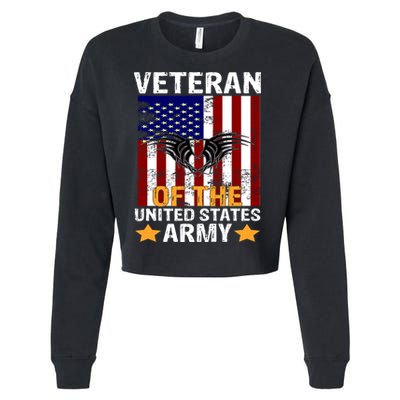 Veteran of the United States Army  Cropped Pullover Crew