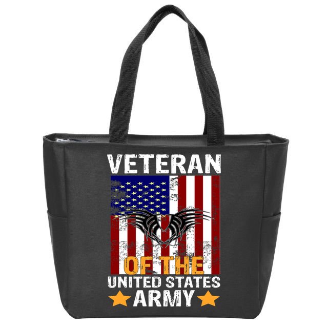 Veteran of the United States Army  Zip Tote Bag