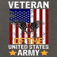 Veteran of the United States Army  Cotton Canvas Backpack