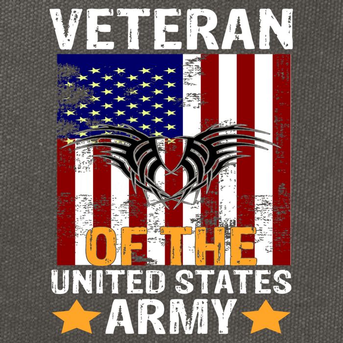Veteran of the United States Army  Cotton Canvas Backpack