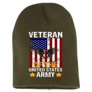 Veteran of the United States Army  Short Acrylic Beanie