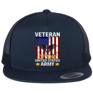 Veteran of the United States Army  Flat Bill Trucker Hat