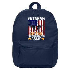 Veteran of the United States Army  16 in Basic Backpack