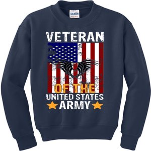 Veteran of the United States Army  Kids Sweatshirt