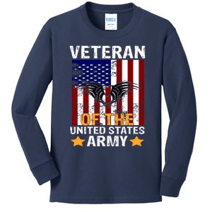 Veteran of the United States Army  Kids Long Sleeve Shirt