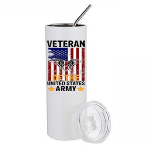 Veteran of the United States Army  Stainless Steel Tumbler