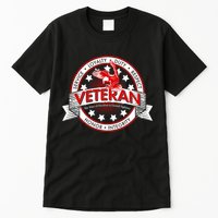 Veteran Price Of Freedom Emblem Tall T-Shirt