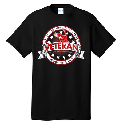 Veteran Price Of Freedom Emblem Tall T-Shirt