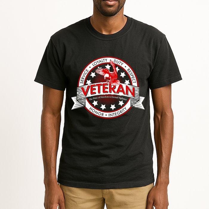 Veteran Price Of Freedom Emblem Tall T-Shirt