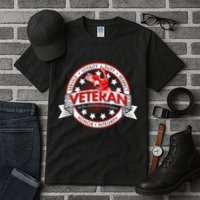 Veteran Price Of Freedom Emblem Tall T-Shirt