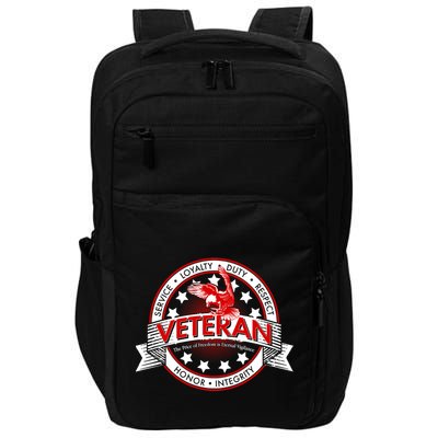 Veteran Price Of Freedom Emblem Impact Tech Backpack
