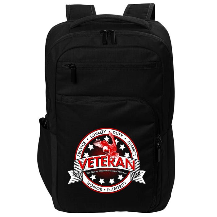 Veteran Price Of Freedom Emblem Impact Tech Backpack