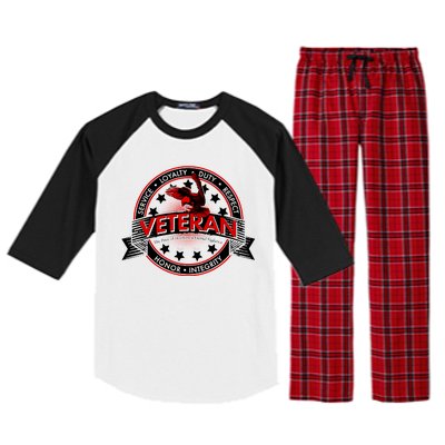 Veteran Price Of Freedom Emblem Raglan Sleeve Pajama Set