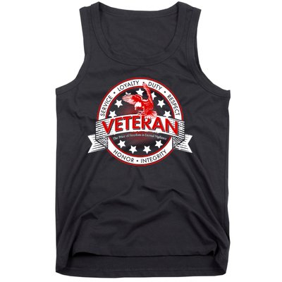 Veteran Price Of Freedom Emblem Tank Top