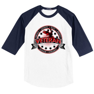 Veteran Price Of Freedom Emblem Baseball Sleeve Shirt