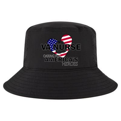 Veteran VA Nurse Caring For America's Heroes Cool Comfort Performance Bucket Hat