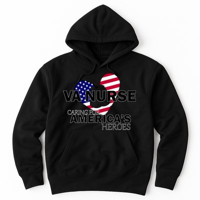 Veteran VA Nurse Caring For America's Heroes Hoodie