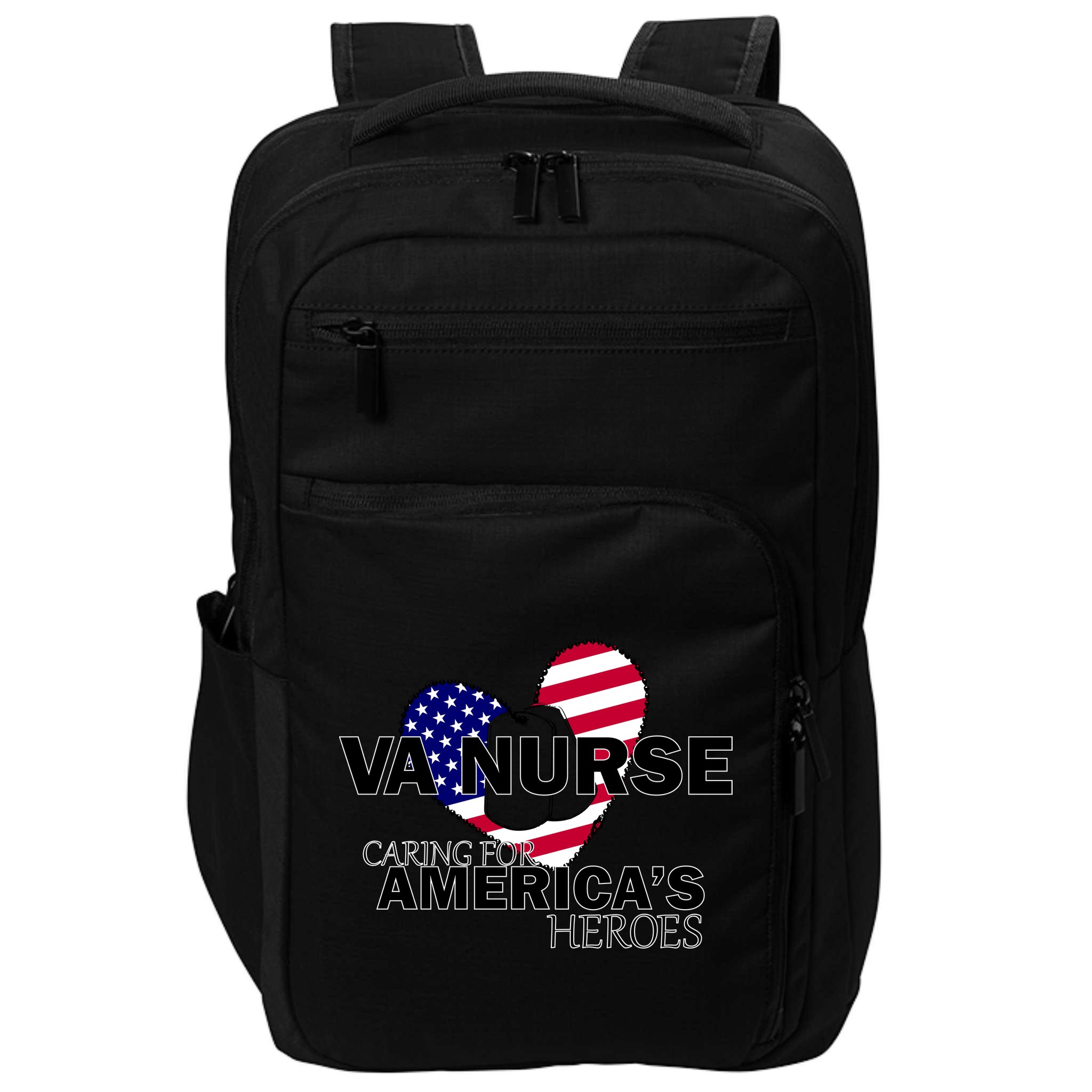 Veteran VA Nurse Caring For America's Heroes Impact Tech Backpack
