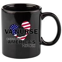 Veteran VA Nurse Caring For America's Heroes 11oz C Handle Ceramic Mug