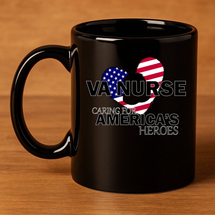 Veteran VA Nurse Caring For America's Heroes 11oz C Handle Ceramic Mug