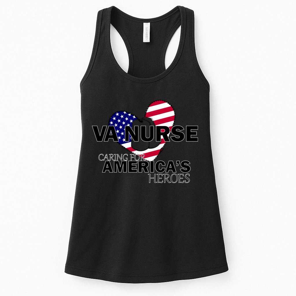 Veteran VA Nurse Caring For America's Heroes Womens Tank Top