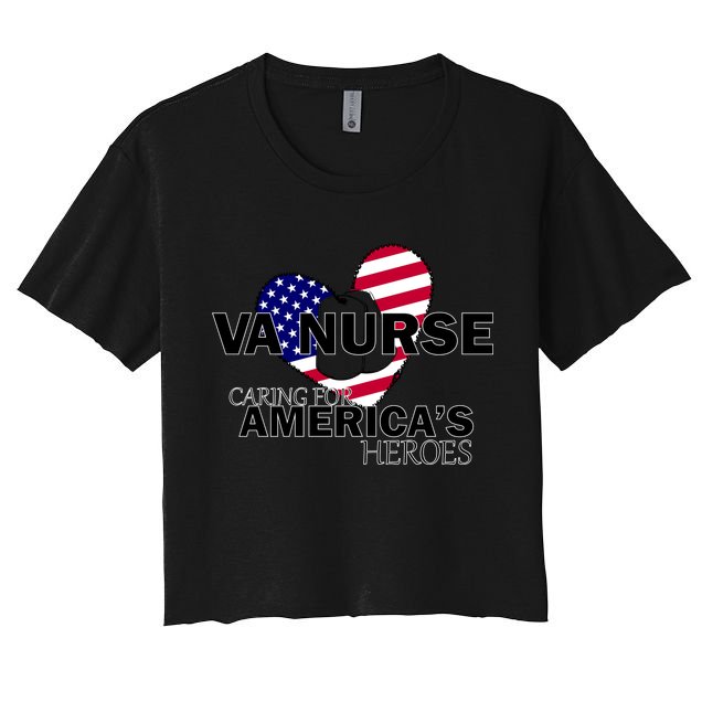 Veteran VA Nurse Caring For America's Heroes Crop Top