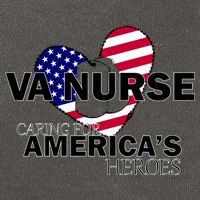 Veteran VA Nurse Caring For America's Heroes Cotton Canvas Backpack