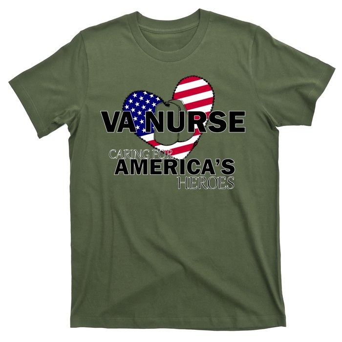 Veteran VA Nurse Caring For America's Heroes T-Shirt