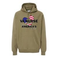 Veteran VA Nurse Caring For America's Heroes Premium Hoodie