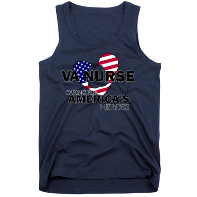 Veteran VA Nurse Caring For America's Heroes Tank Top