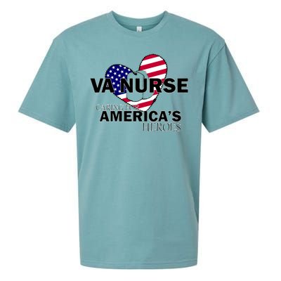 Veteran VA Nurse Caring For America's Heroes Sueded Cloud Jersey T-Shirt