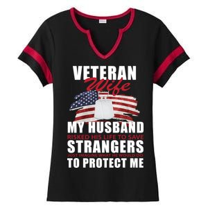 Veteran Wife Ladies Halftime Notch Neck Tee