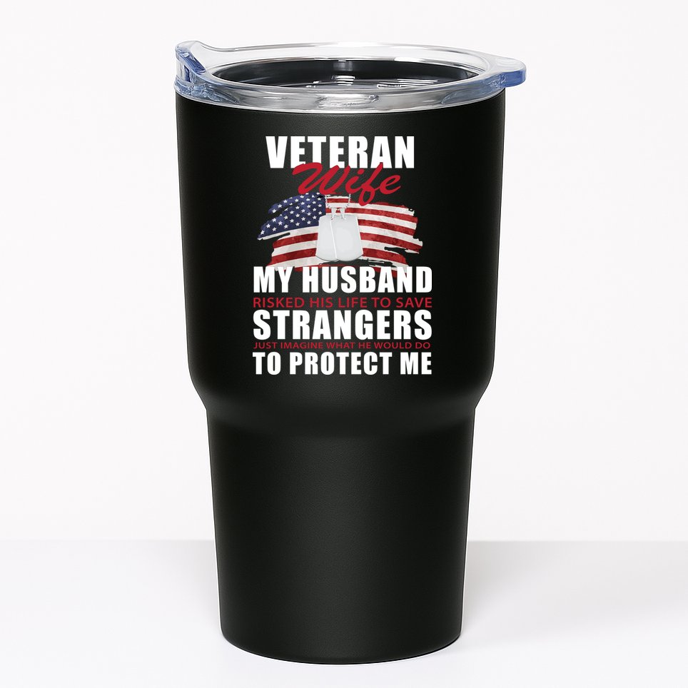 Veteran Wife Tumbler