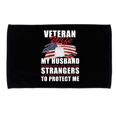 Veteran Wife Microfiber Hand Towel