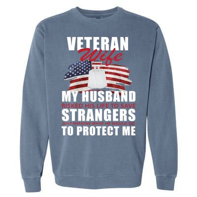 Veteran Wife Garment-Dyed Sweatshirt