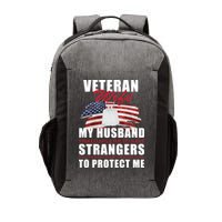 Veteran Wife Vector Backpack