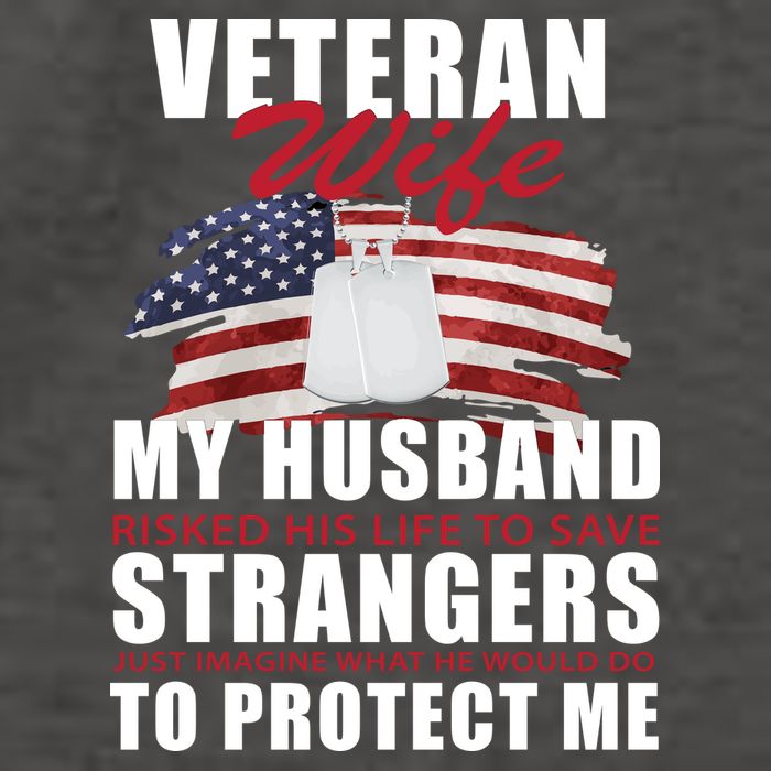 Veteran Wife Vector Backpack