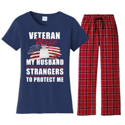 Veteran Wife Women's Flannel Pajama Set