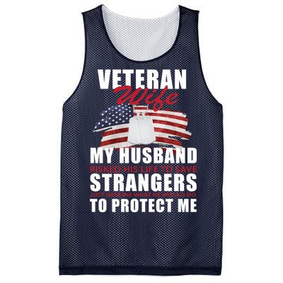 Veteran Wife Mesh Reversible Basketball Jersey Tank