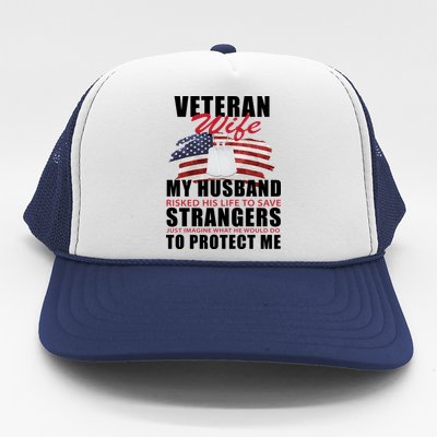 Veteran Wife Trucker Hat