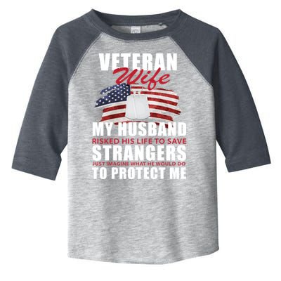 Veteran Wife Toddler Fine Jersey T-Shirt