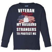 Veteran Wife Toddler Long Sleeve Shirt