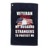 Veteran Wife Platinum Collection Golf Towel