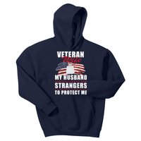 Veteran Wife Kids Hoodie