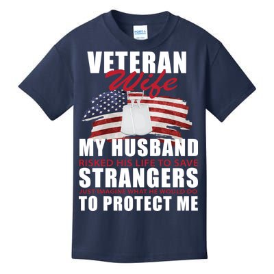 Veteran Wife Kids T-Shirt