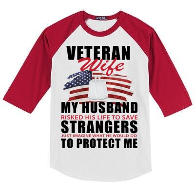 Veteran Wife Kids Colorblock Raglan Jersey