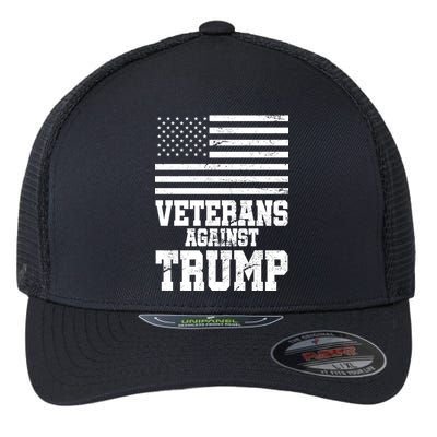 Veterans Against Trump Flexfit Unipanel Trucker Cap